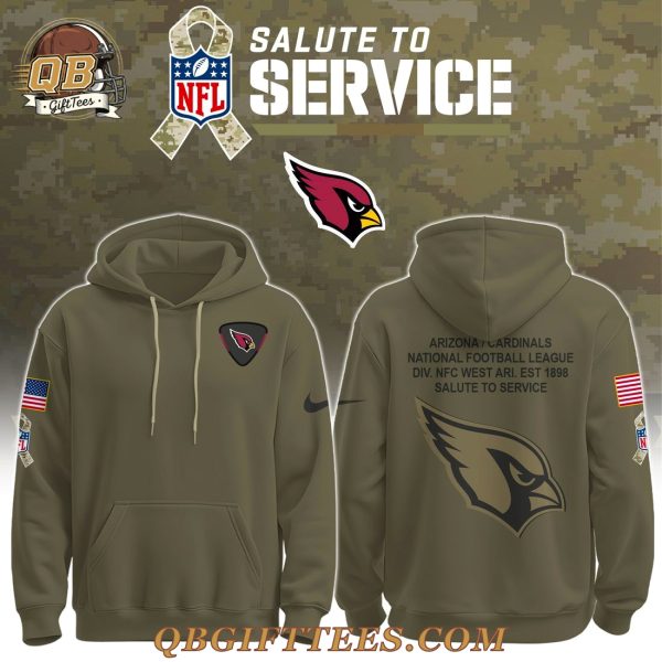 Arizona Cardinals Salute to Service Military Hoodie – NFL Veteran Limited Edition