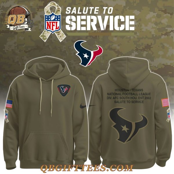 Houston Texans Salute to Service Military Hoodie – Limited Edition NFL Gear