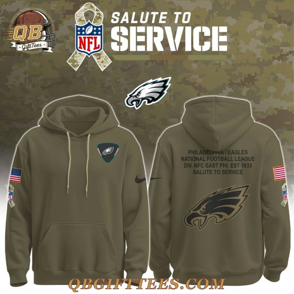 Philadelphia Eagles Veteran Edition Salute to Service Hoodie