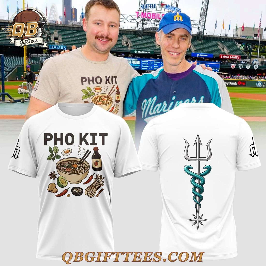Seattle Mariners Pho Kit Special Edition White Shirt Seattle Mariners Pho Kit Special Edition White Shirt