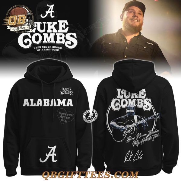 Alabama Crimson Tide x Luke Combs Tour 2025 Edition Hoodie