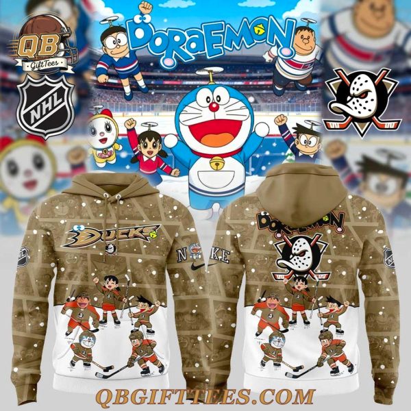 Anaheim Ducks x Doraemon and Friends Special Edition Hoodie