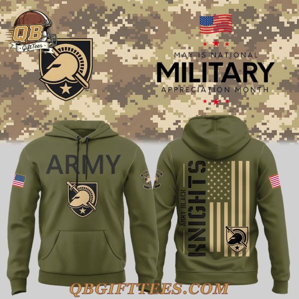 Army Black Knights 2025 Military Appreciation Edition Hoodie