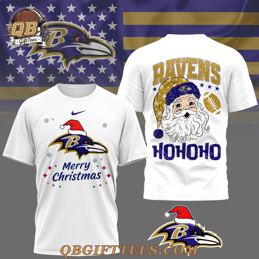 Baltimore Ravens Merry Christmas Santa Claus Limited Edition T-Shirt Baltimore Ravens Merry Christmas Santa Claus Limited Edition T-Shirt
