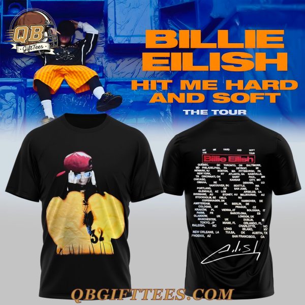 Billie Eilish Hit Me Hard and Soft Tour 2025 Special Edition Shirt