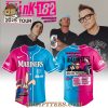Blink-182 x NY Yankees 2025 Missionary Impossible Tour Baseball Jersey Blink-182 x NY Yankees 2025 Missionary Impossible Tour Baseball Jersey