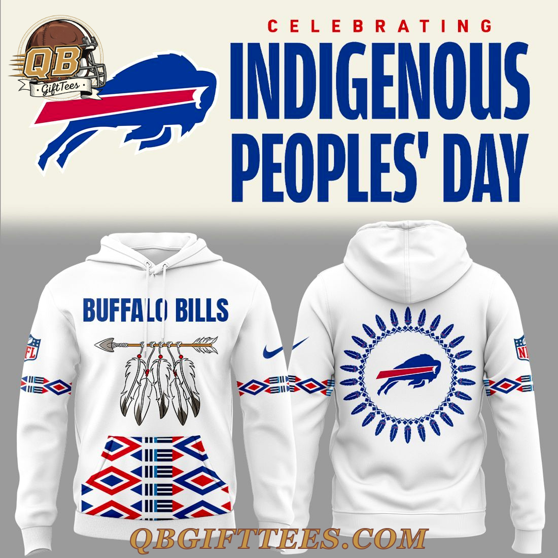 Buffalo Bills Celebrating Indigenous People Day Limited Edition Hoodie Buffalo Bills Celebrating Indigenous People Day Limited Edition Hoodie