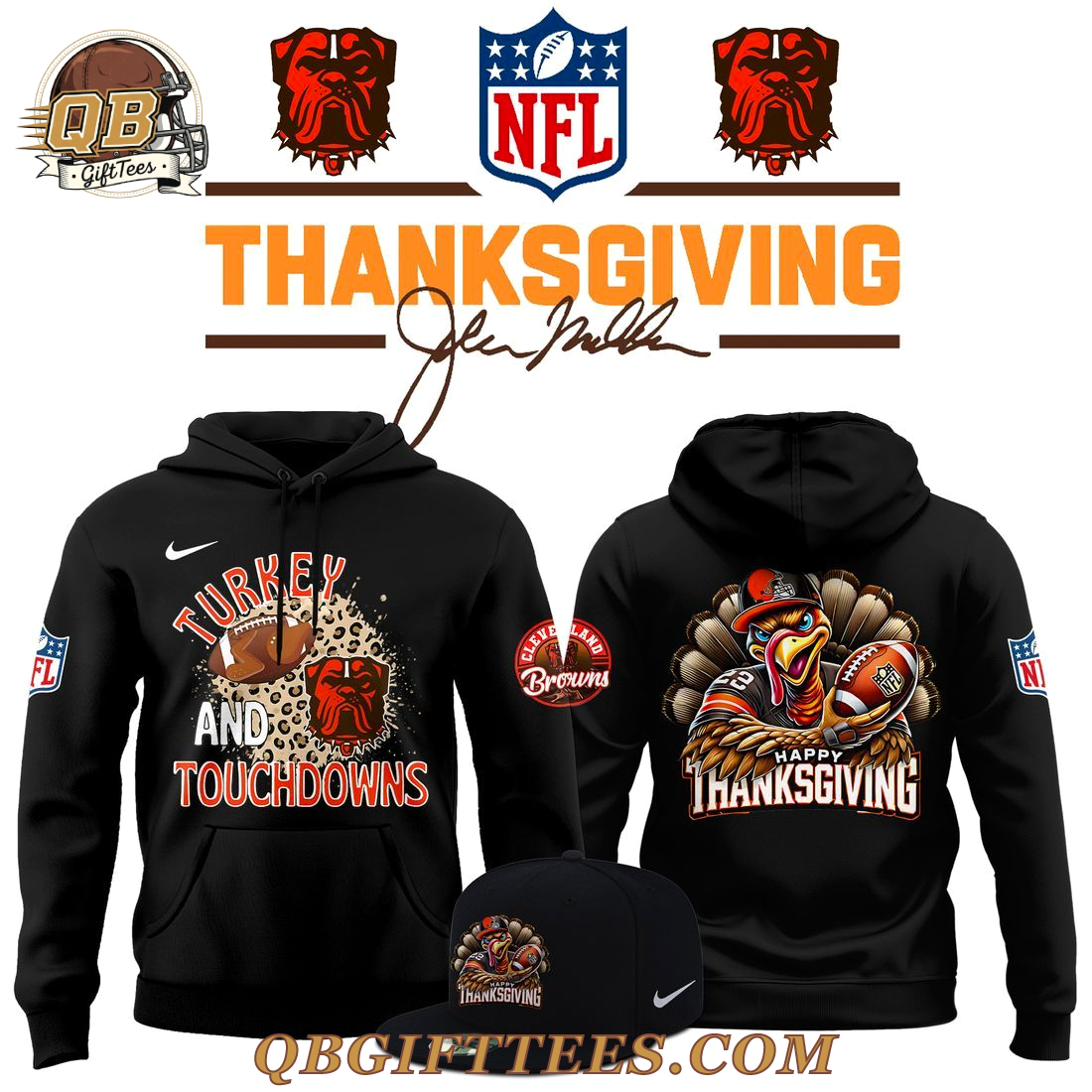 Cleveland Browns Thanksgiving Day Edition Hoodie Cleveland Browns Thanksgiving Day Edition Hoodie