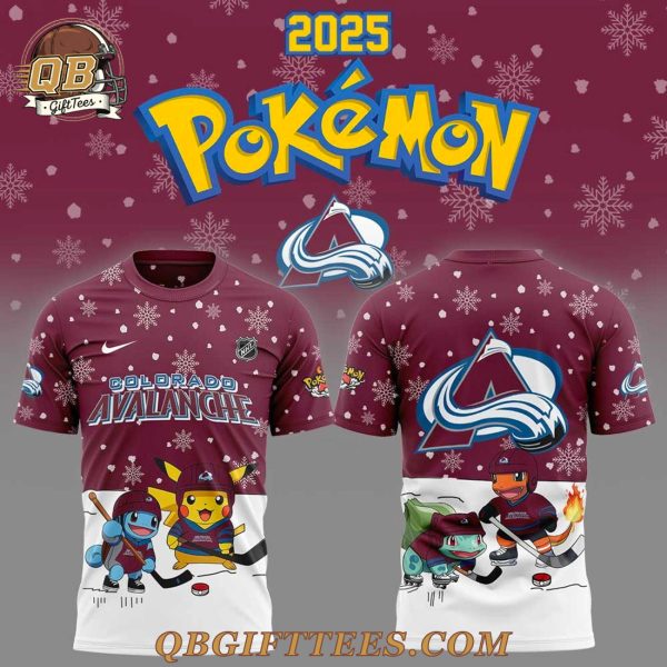 Colorado Avalanche Pokemon 2025 Limited Edition Shirt