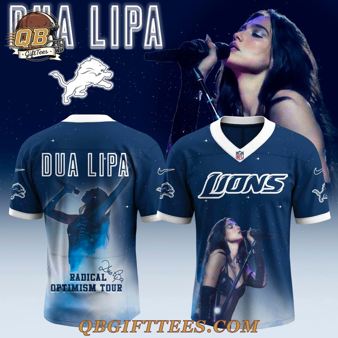 Detroit Lions x Dua Lipa Special Edition Shirt Detroit Lions x Dua Lipa Special Edition Shirt