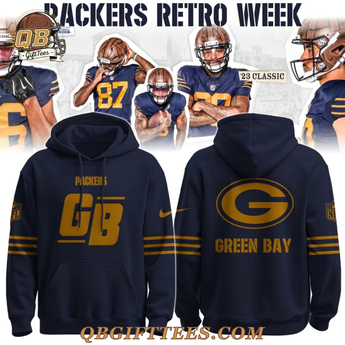 Green Bay Packers Retro Week 1923 Classic Special Edition Hoodie Green Bay Packers Retro Week 1923 Classic Special Edition Hoodie
