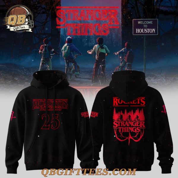 Houston Rockets x Stranger Things Night Edition Hoodie V2