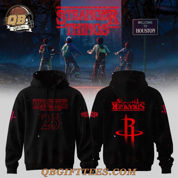 Houston Rockets x Stranger Things Night Limited Edition Hoodie