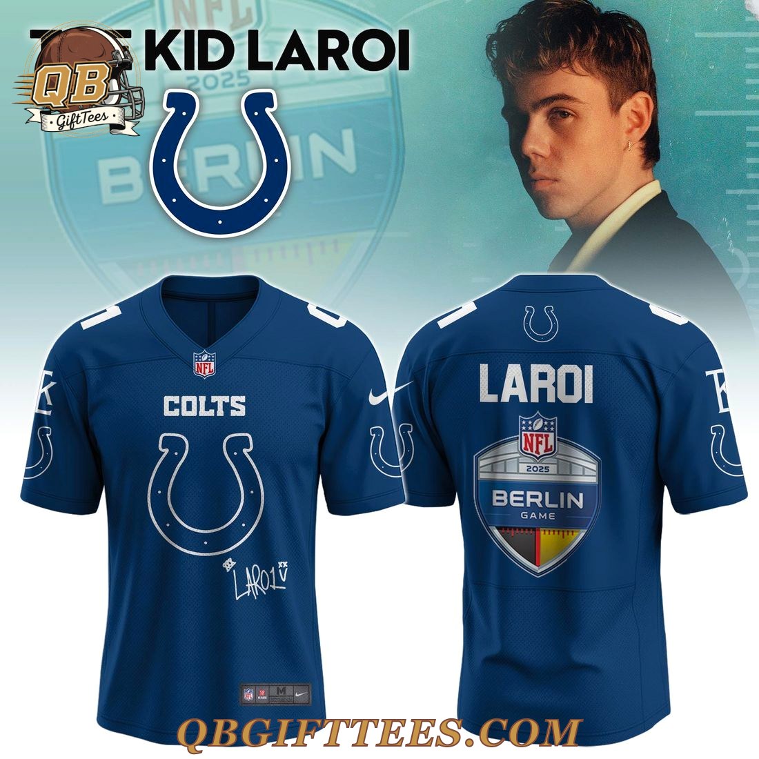Indianapolis Colts x The Kid LAROI Berlin Game 2025 Edition Jersey Indianapolis Colts x The Kid LAROI Berlin Game 2025 Edition Jersey