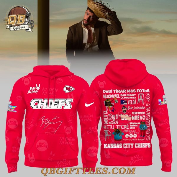 Kansas City Chiefs Bad Bunny Special Edition Hoodie