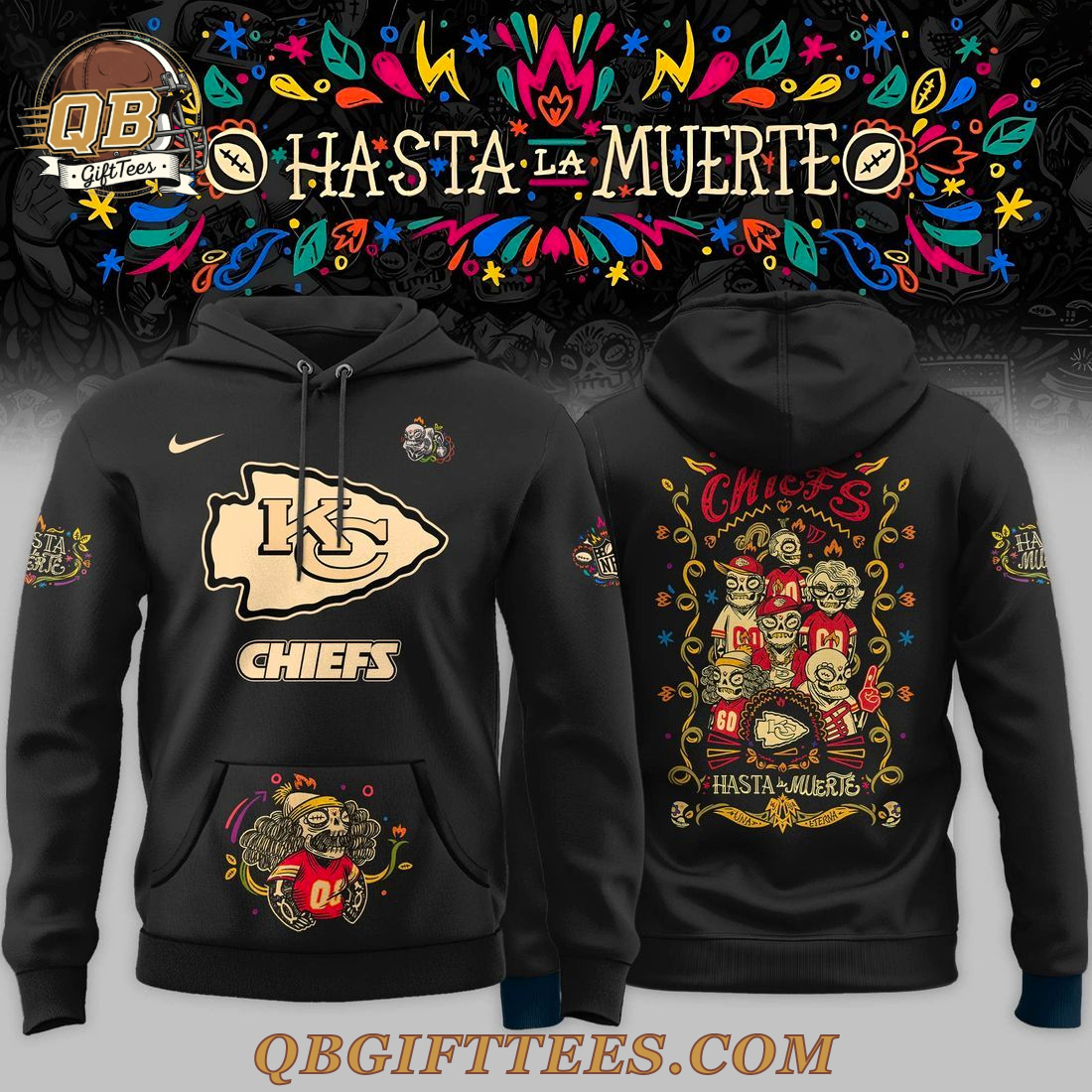 Kansas City Chiefs Hasta la Muerte Hoodie Kansas City Chiefs Hasta la Muerte Hoodie
