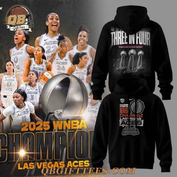 Las Vegas Aces 2025 WNBA Champions LImited Edition Hoodie
