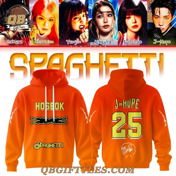 Le Sserafim SPAGHETTI FT J-HOPE Special Edition Hoodie