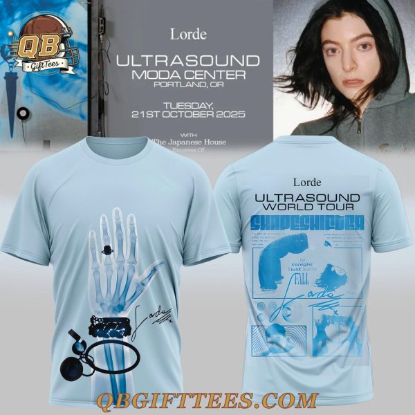 Lorde Ultrasound Moda Center World Tour Limited Edition Shirt