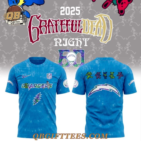 Los Angeles Chargers Grateful Dead Night 60th 2025 Limited Edition Shirt