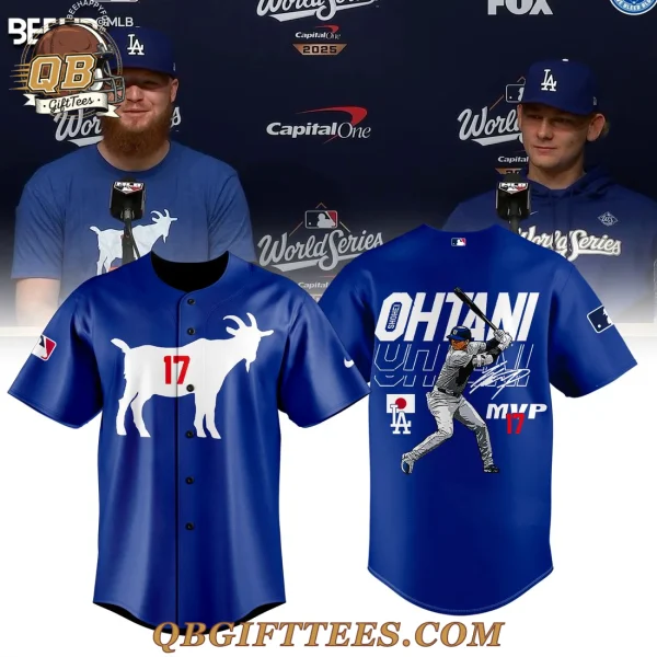 Los Angeles Dodgers The Goat Shohei Ohtani Special Edition Jersey