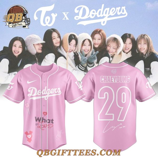 Los Angeles Dodgers x Chaeyoung Twice 10th Anniversary Edition Jersey