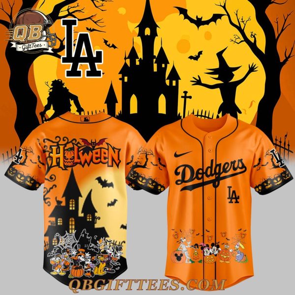 Los Angeles Dodgers x Mickey and Friend Halloween Jersey