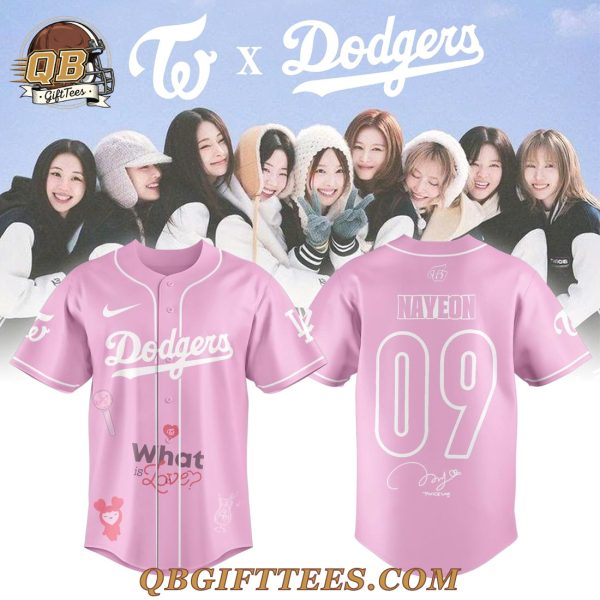 Los Angeles Dodgers x Nayeon Twice 10th Anniversary Baseball Jersey