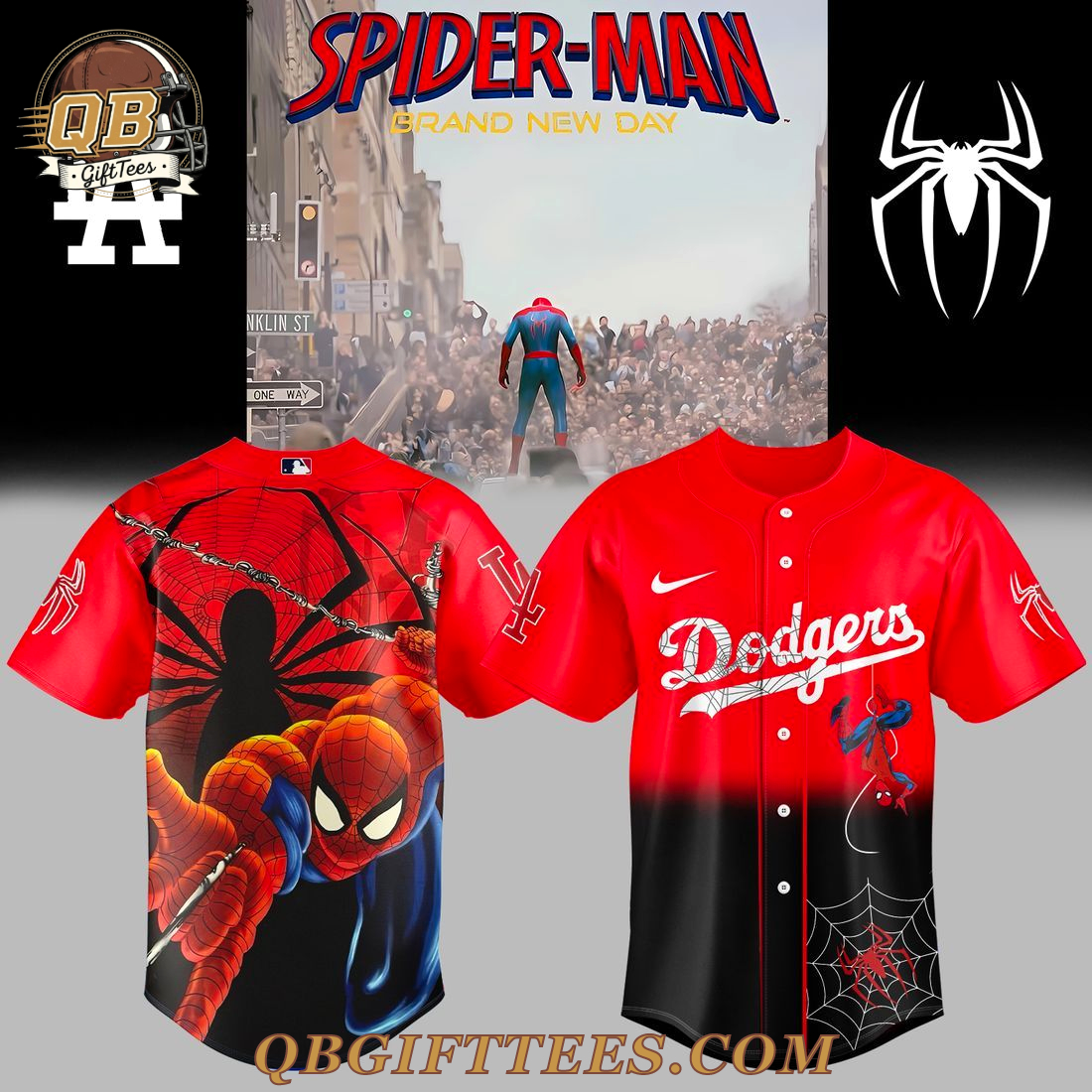 Los Angeles Dodgers x Spider-Man Brand New Day Limited Edition Jersey Los Angeles Dodgers x Spider-Man Brand New Day Limited Edition Jersey