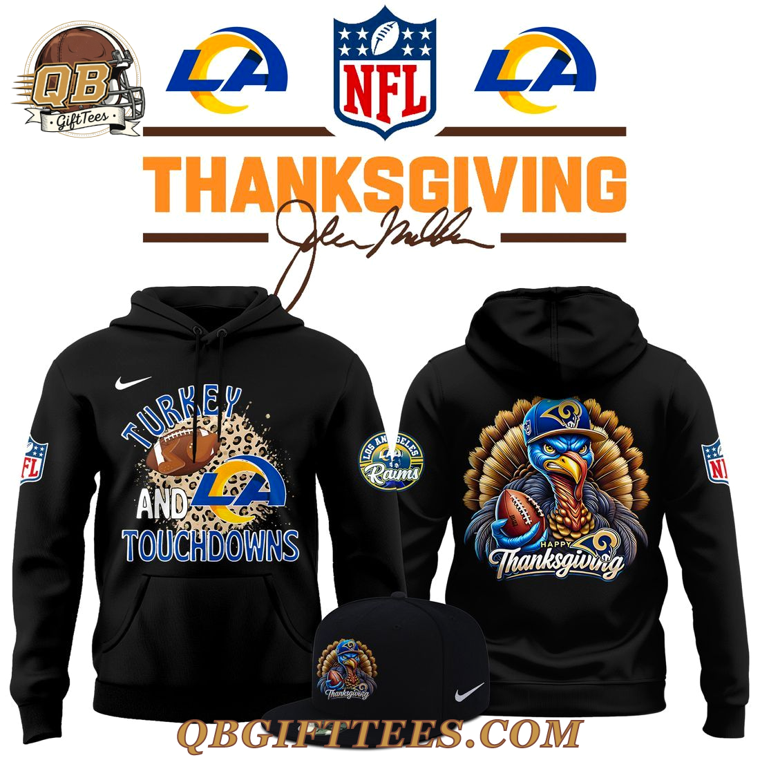 Los Angeles Rams Thanksgiving Day Hoodie Los Angeles Rams Thanksgiving Day Hoodie