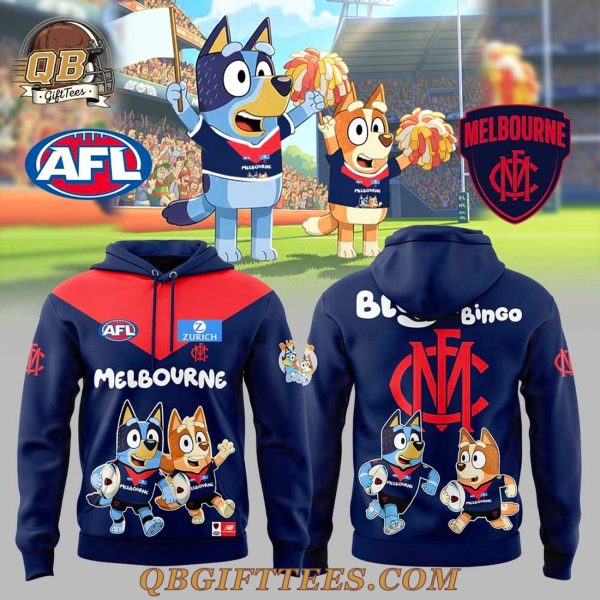 Melbourne Demons x Bluey and Bingo Special Edition Hoodie