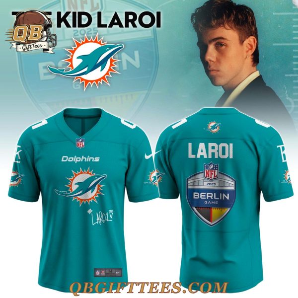 Miami Dolphins x  The Kid LAROI Berlin Game 2025 Baseball Jersey