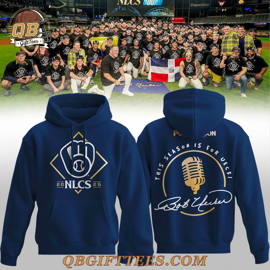 Milwaukee Brewers 2025 NLCS Limited Edition Hoodie Milwaukee Brewers 2025 NLCS Limited Edition Hoodie