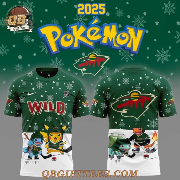 Minnesota Wild x Pokemon 2025 Special Edition Shirt