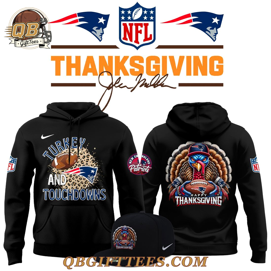 New England Patriots Thanksgiving Day Hoodie New England Patriots Thanksgiving Day Hoodie