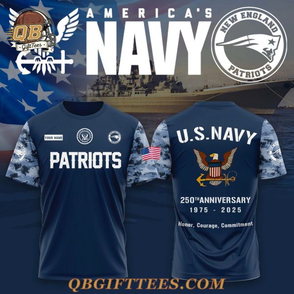 New England Patriots x U.S Navy Limited Edition T-Shirt