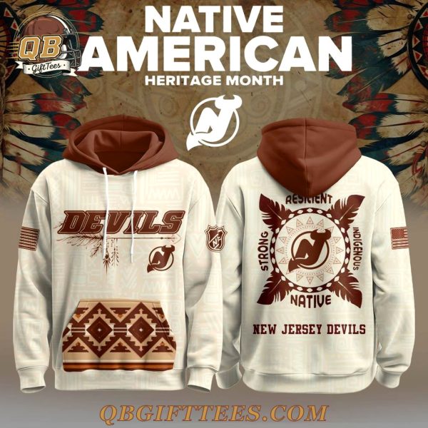 New Jersey Devils Native American Heritage Month Special Edition Hoodie