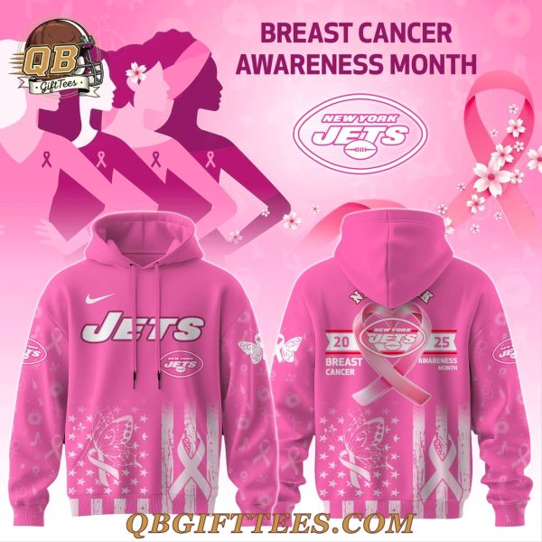 New York Jets Breast Cancer Awareness Month 2025 Limited Edition Hoodie