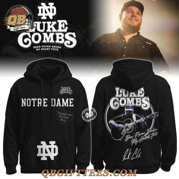 Notre Dame Fighting Irish x Luke Combs Tour 2025 Edition Hoodie