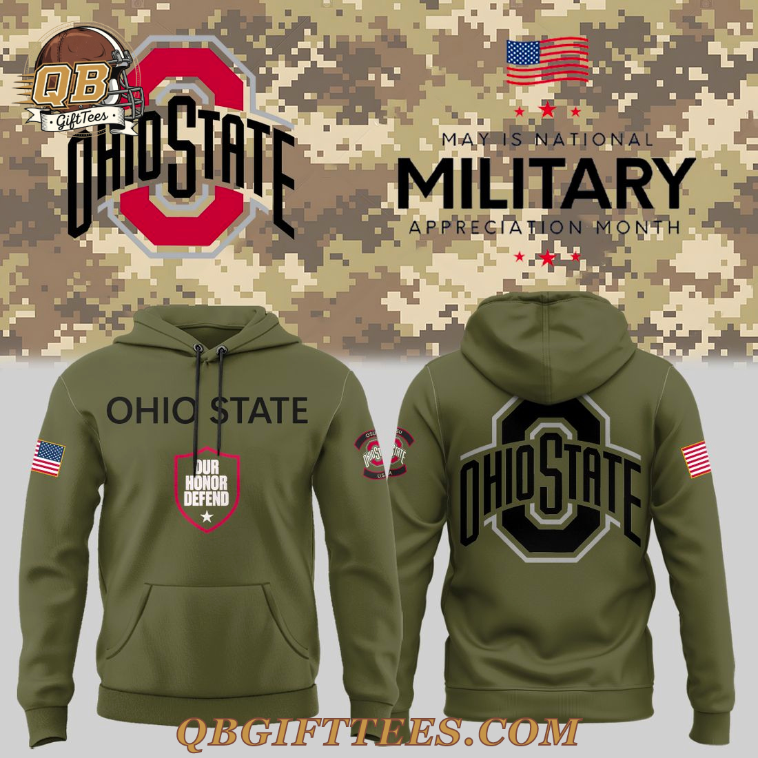 Ohio State 2025 Military Appreciation Limited Edition T-Shirt Ohio State 2025 Military Appreciation Limited Edition T-Shirt