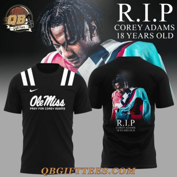 Ole Miss Rebels 2025 Pray for Corey Adams Special Edition Shirt