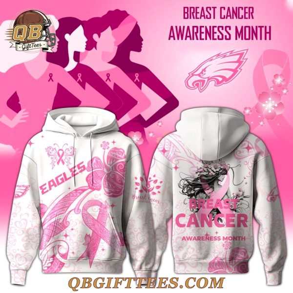 Philadelphia Eagles x Breast Cancer Awareness Month Limited Edition Hoodie