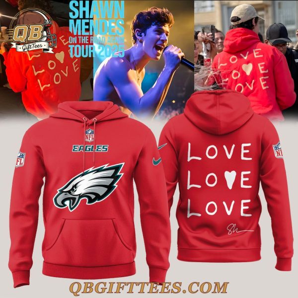 Philadelphia Eagles x Shawn Mendes On The Road Again Tour Limited Edition Hoodie