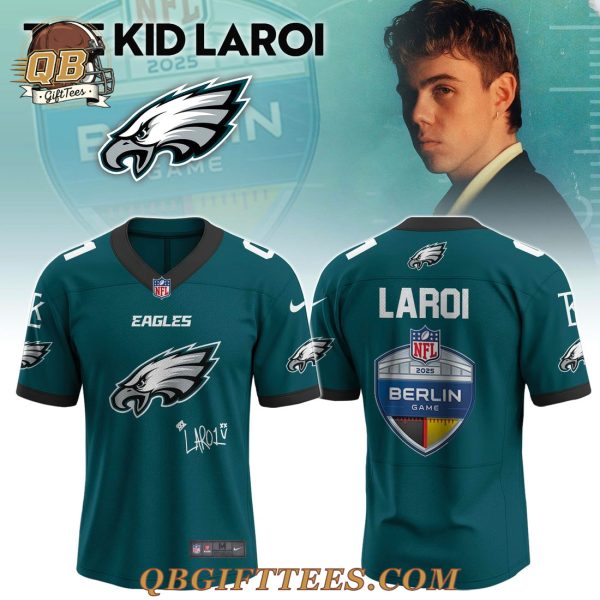Philadelphia Eagles x The Kid LAROI Berlin Game 2025 Baseball Jersey