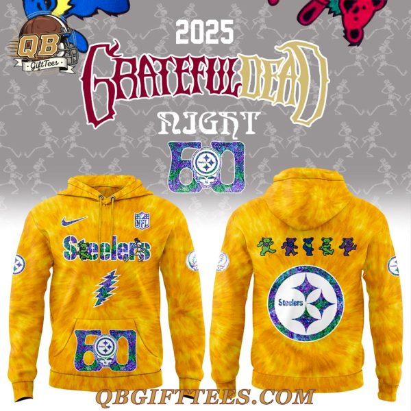 Pittsburgh Steelers Grateful Dead Night 60th 2025 Limited Edition Hoodie