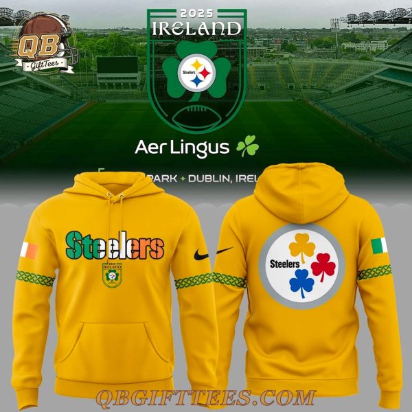 Pittsburgh Steelers Ireland Dublin Game 2025 Limited Edition Hoodie