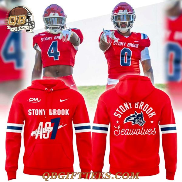 Rostock Seawolves – Stony Brook Football Red Hoodie