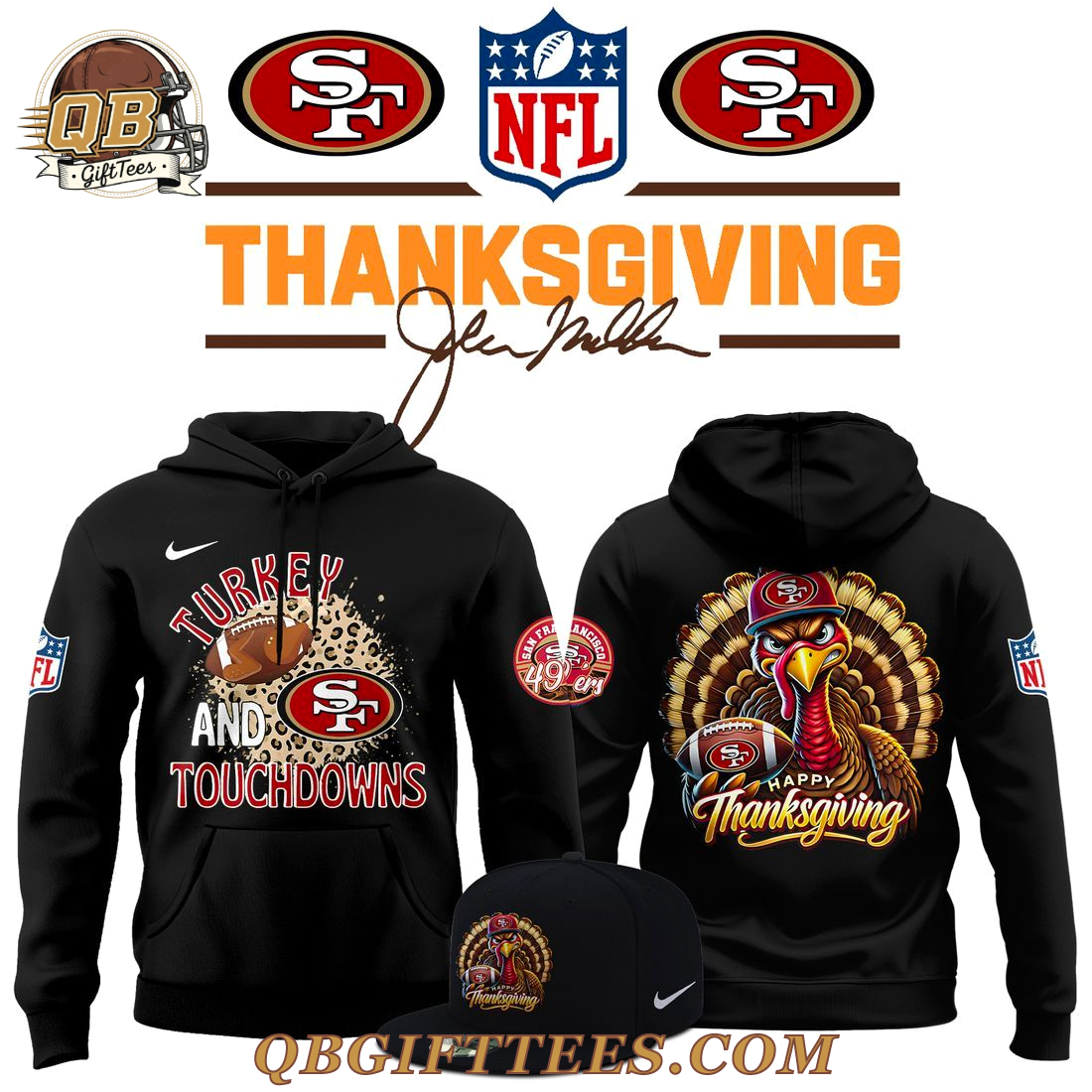 San Francisco 49ers Thanksgiving Day Hoodie San Francisco 49ers Thanksgiving Day Hoodie