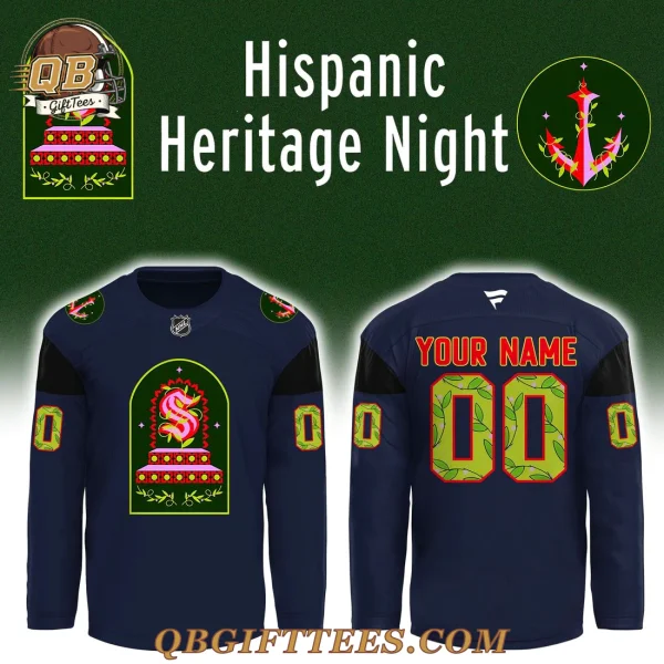 Seattle Kraken Hispanic Heritage Night Hockey Jersey