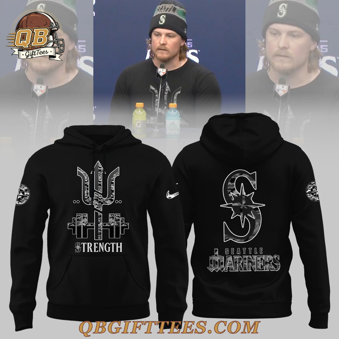 Seattle Mariners STRENGTH Edition Hoodie Seattle Mariners STRENGTH Edition Hoodie